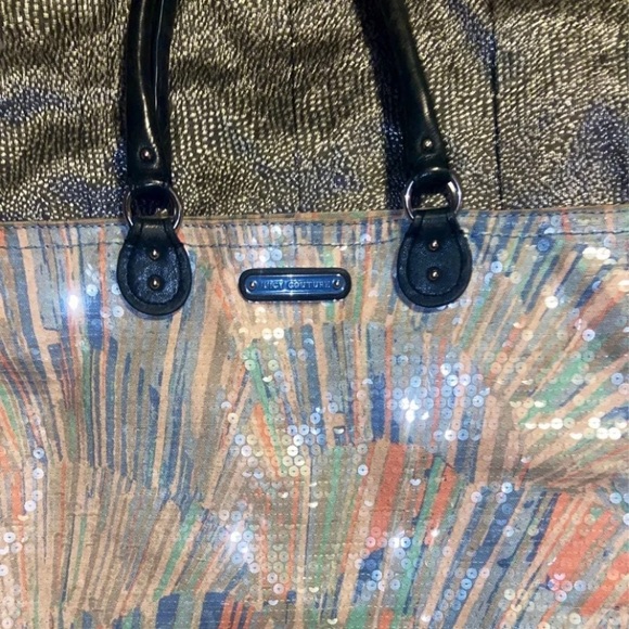 Juicy Couture Vintage Sequin OVERSIZED Tote Bag - Picture 13 of 13